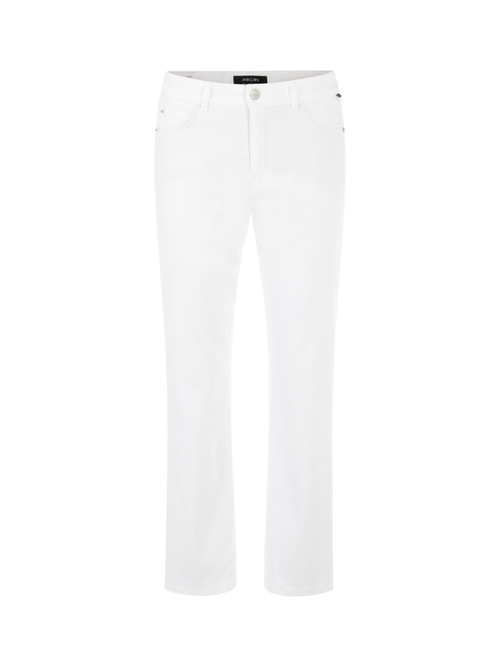 Marc Cain Women's White Forli Jeans With Fabric Belt, 18 (N6)