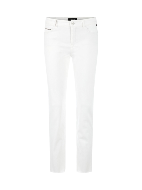 Marc Cain Women's White Silea ‘Rethink Together’ Jeans, 14 (N4)