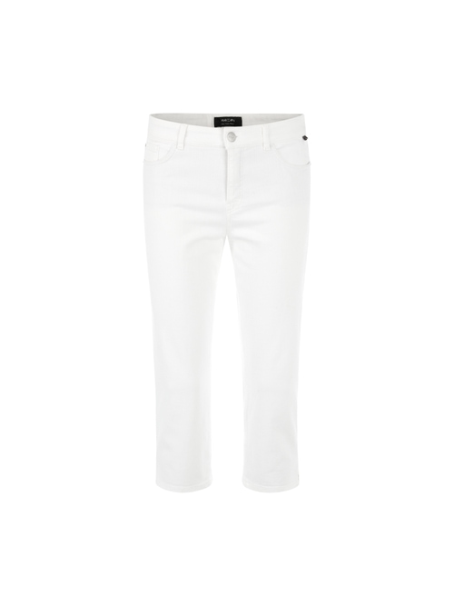 Marc Cain Women's White Silea ‘Rethink Together’ Capri Jeans, 14 (N4)