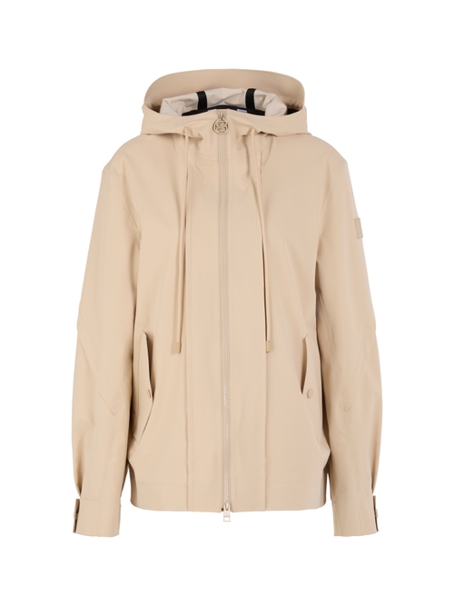 Marc Cain Women's Brown Lightweight Outdoor Jacket With Hood, 18 (N6)