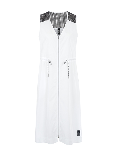Marc Cain Women's White Blouse Dress ‘Rethink Together’, 14 (N4)