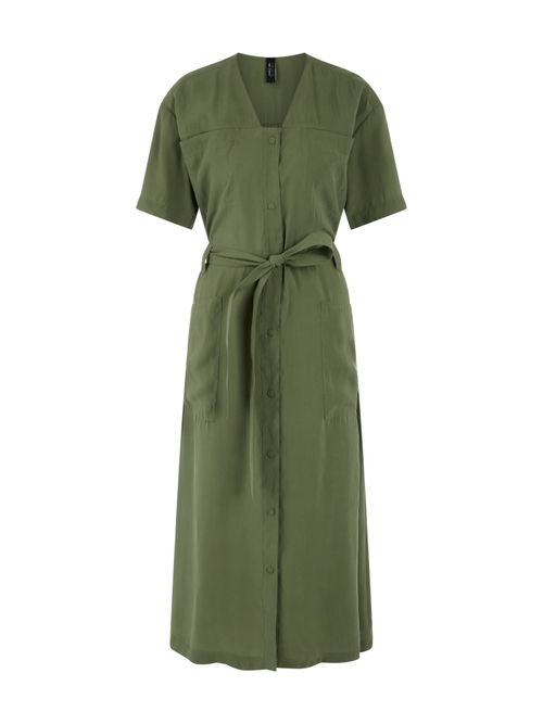 Marc Cain Women's Green Loose Midi Dress, 18 (N6)