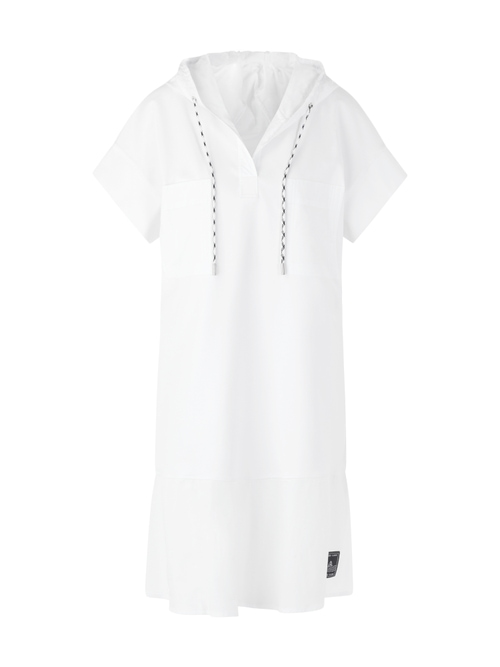 Marc Cain Women's White Shirt Dress With Hood, 18 (N6)