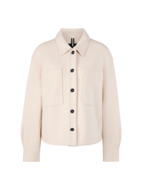 Marc Cain Women's White Soft Shirt Blouse Jacket, 18 (N6)