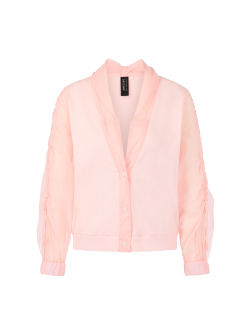 Marc Cain Women's Red Lightweight Jacket In A Mix Of Materials, 8 (N1)
