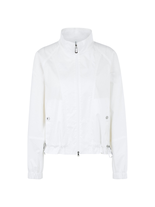 Marc Cain Women's White Sporty Bomber Jacket, 18 (N6)
