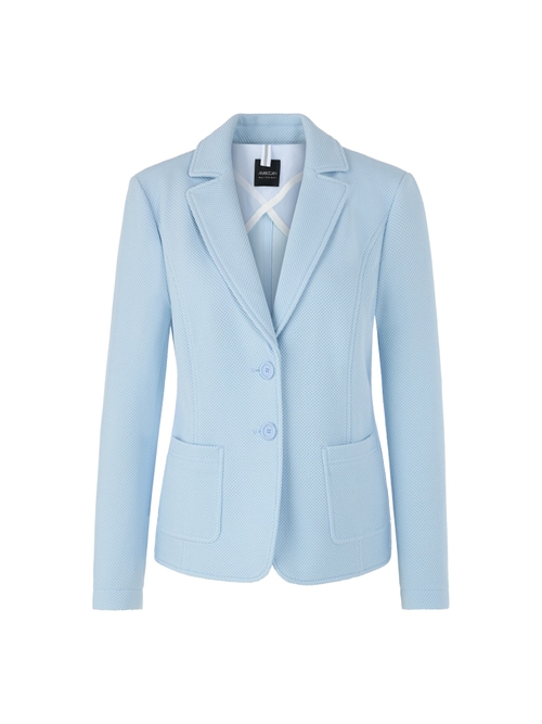 Marc Cain Women's Blue Sporty Blazer With Textured Pattern, 8 (N1)