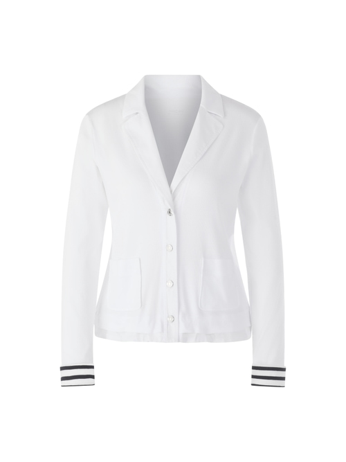 Marc Cain Women's White Sporty Blazer, 14 (N4)