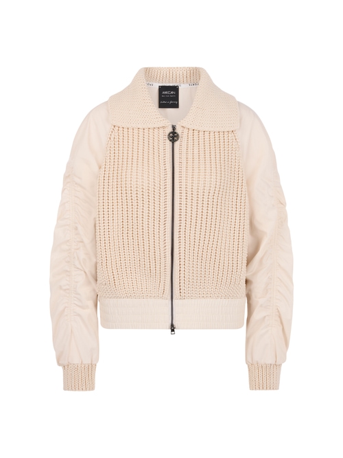 Marc Cain Women's White Knitted In Germany Cardigan, 12 (N3)