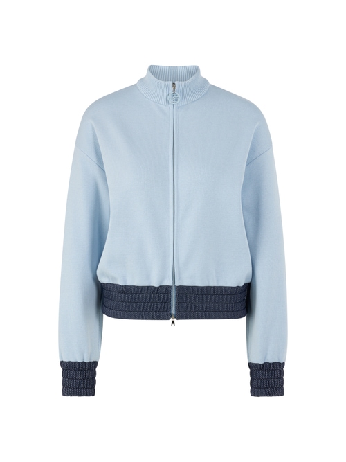 Marc Cain Women's Blue ‘Knitted In Germany’ Cardigan, 12 (N3)