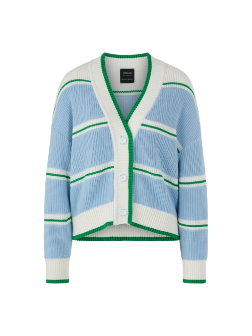 Marc Cain Women's Blue ‘Knitted In Germany’ Chunky Cardigan, 16 (N5)