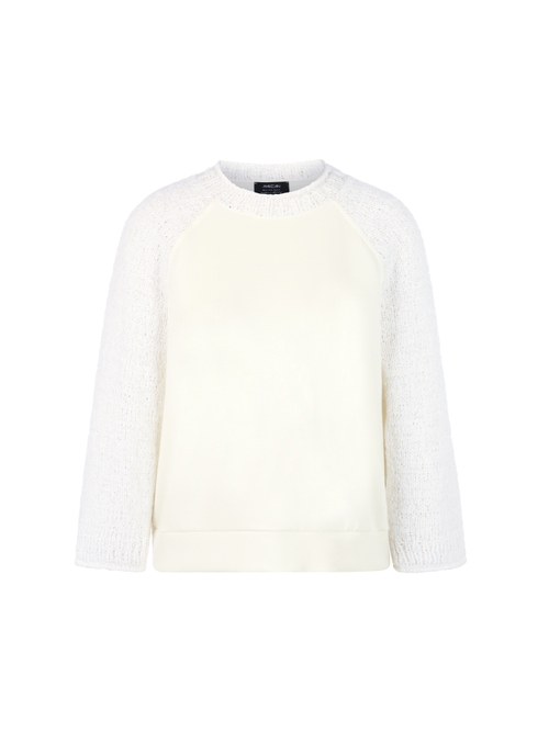 Marc Cain Women's White ‘Knitted In Germany’ Jumper, 18 (N6)