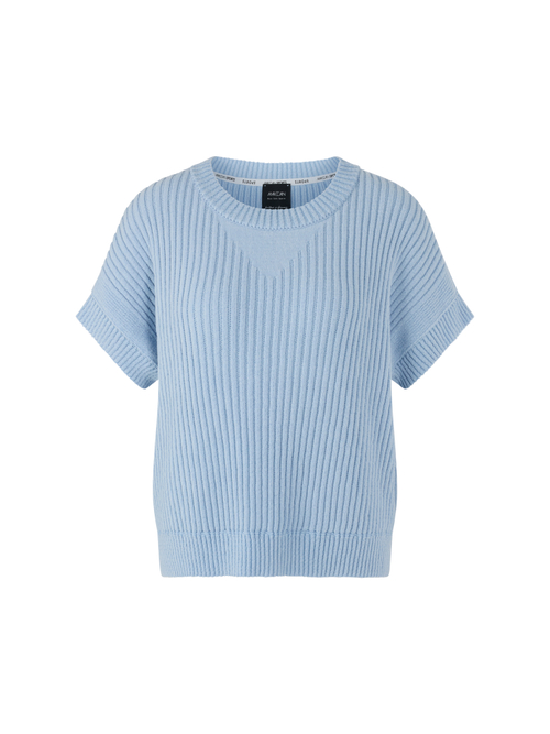 Marc Cain Women's Blue ‘Knitted In Germany’ Chunky Knit Jumper, 18 (N6)