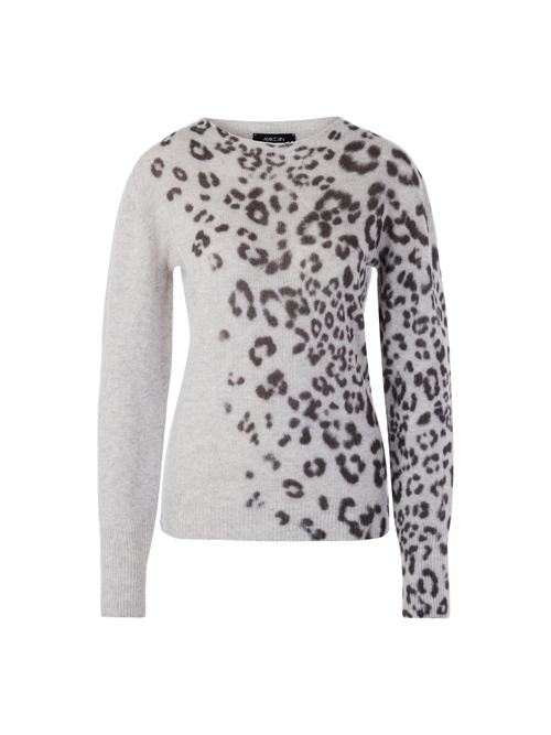 Marc Cain Women's Grey ‘Knitted In Germany’ Jumper, 12 (N3)