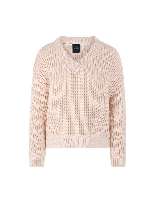 Marc Cain Women's White Knitted In Germany Jumper, 18 (N6)