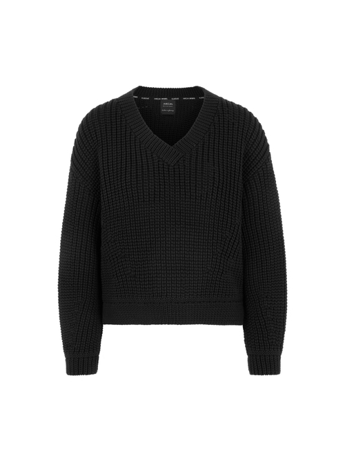 Marc Cain Women's Black Knitted In Germany Jumper, 12 (N3)