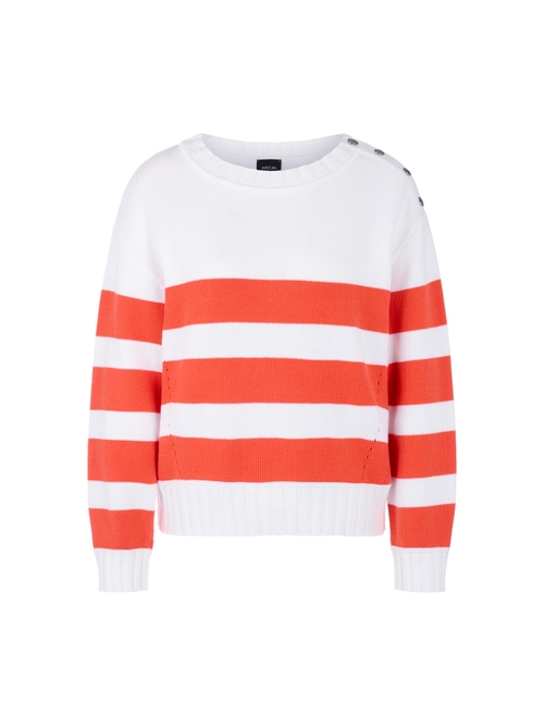 Marc Cain Women's Red Jumper Knitted In Germany, 16 (N5)