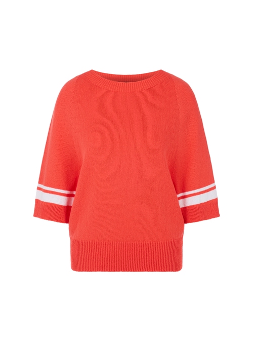 Marc Cain Women's Red Jumper ‘Rethink Together’, 14 (N4)