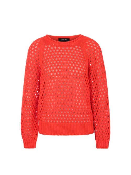 Marc Cain Women's Red Jumper Knitted In Germany, 10 (N2)