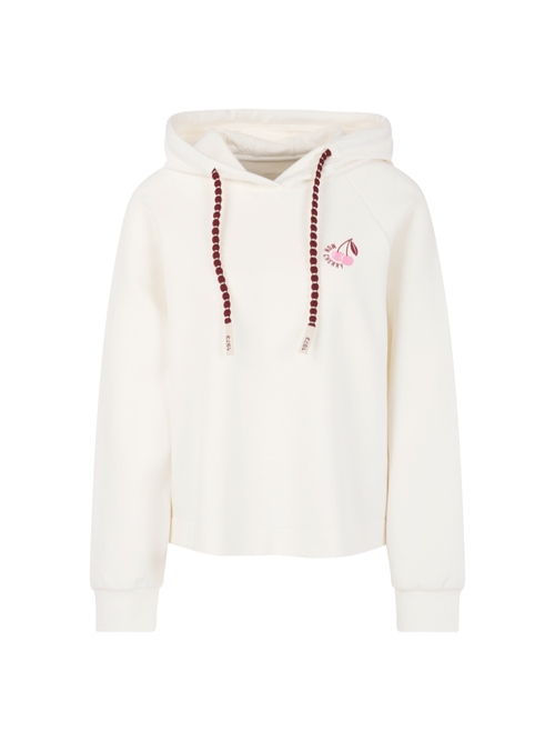 Marc Cain Women's White Sweatshirt With Print, 10 (N2)