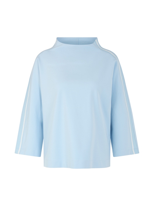 Marc Cain Women's Blue Sweatshirt With Stand-Up Collar, 12 (N3)
