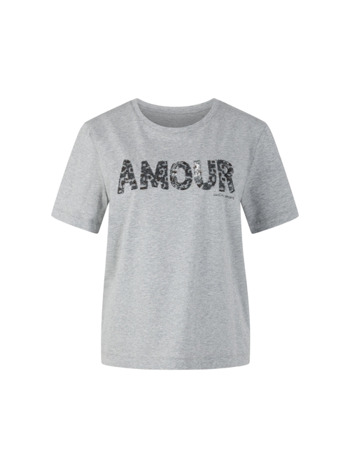 Marc Cain Women's Grey T-Shirt With Sequins, 8 (N1)