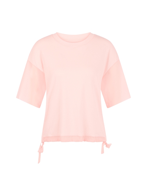 Marc Cain Women's Red Materials Mix T-Shirt, 12 (N3)