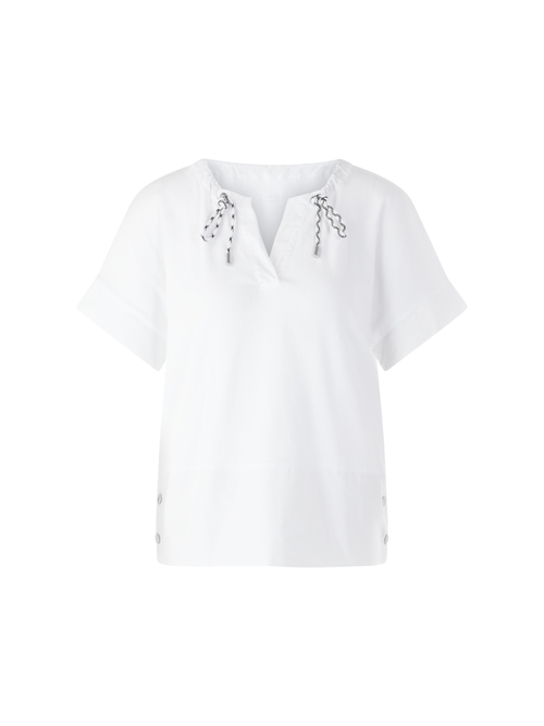 Marc Cain Women's White Casual T-Shirt, 10 (N2)