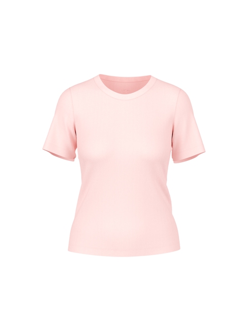 Marc Cain Women's Red Ribbed T-Shirt, 10 (N2)