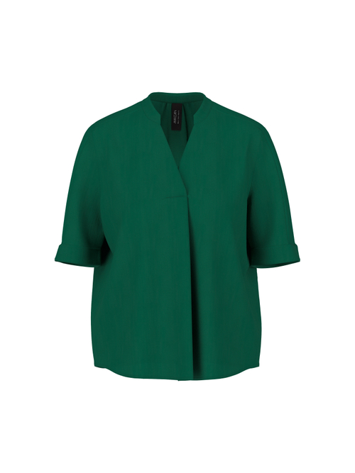Marc Cain Women's Green Short-Sleeved Blouse, 16 (N5)