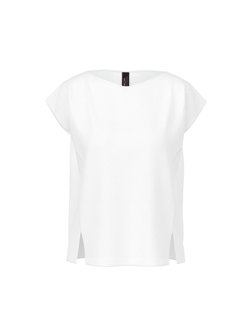 Marc Cain Women's White Sleeveless Blouse, 18 (N6)