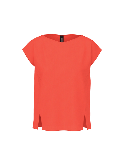 Marc Cain Women's Red Sleeveless Blouse, 14 (N4)
