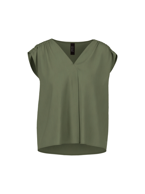 Marc Cain Women's Green Sleeveless Blouse, 20 (N7)
