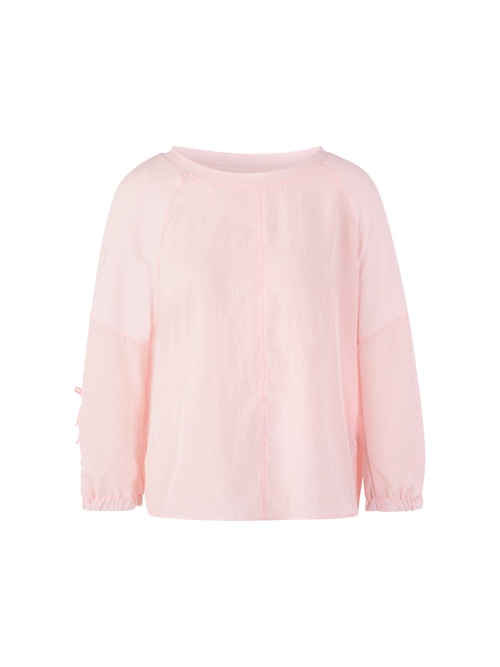 Marc Cain Women's Red Blouse Shirt In A Mix Of Materials, 14 (N4)