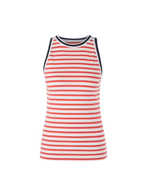 Marc Cain Women's Red Striped Top, 18 (N6)