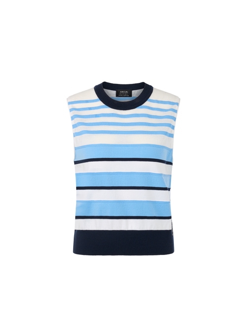 Marc Cain Women's Blue Top Knitted In Germany, 14 (N4)