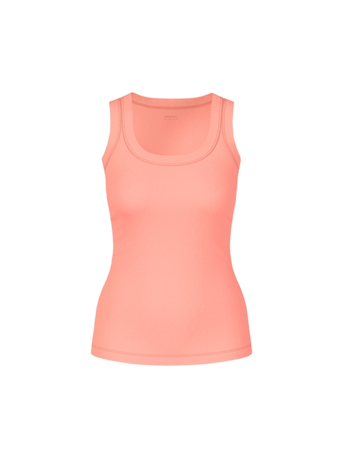 Marc Cain Women's Red Basic Top Made From Stretch Cotton, 10 (N2)