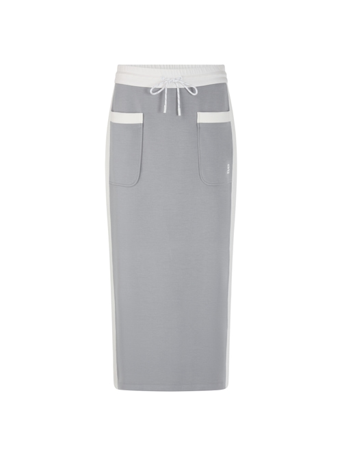 Marc Cain Women's Grey Sporty Midi Skirt, 8 (N1)