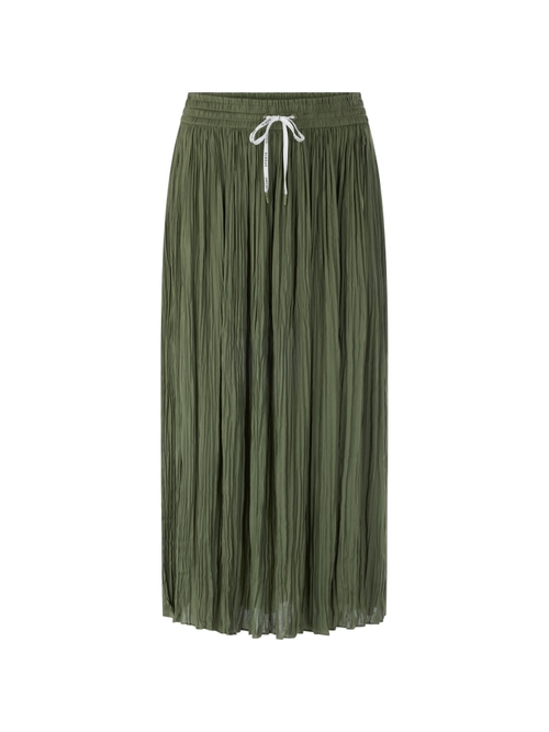 Marc Cain Women's Green Pleated Skirt ‘Rethink Together’, 20 (N7)