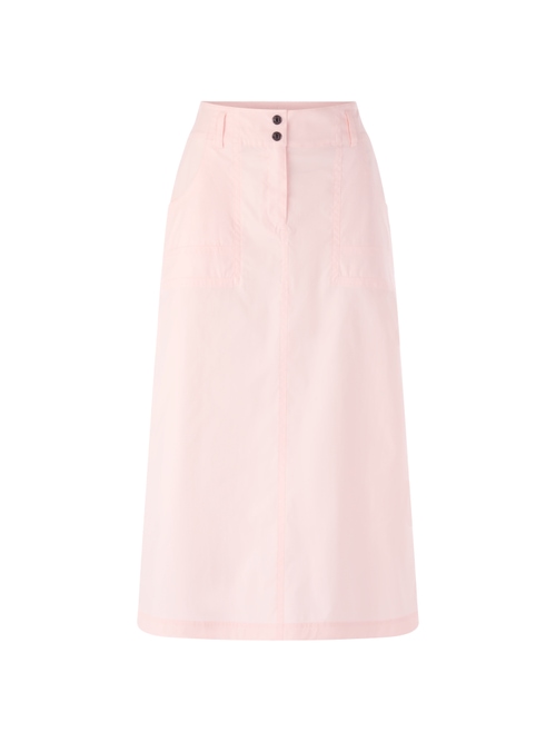 Marc Cain Women's Red Tonal Midi Skirt, 8 (N1)