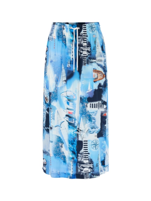 Marc Cain Women's Blue Skirt ‘Rethink Together’, 20 (N7)