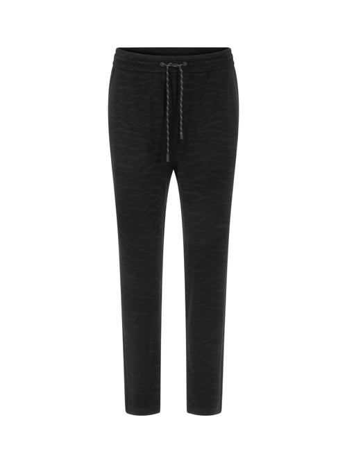 Marc Cain Women's Black Rhodos Trousers With Jogging Waistband, 8 (N1)