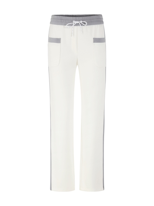 Marc Cain Women's White Washington Pull-On Trousers, 14 (N4)