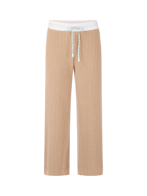 Marc Cain Women's Brown ‘Knitted In Germany’ Welkom Trousers, 10 (N2)