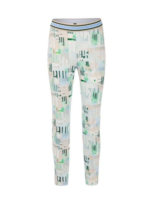 Marc Cain Women's Blue Sofia Trousers In Scuba Jersey, 18 (N6)