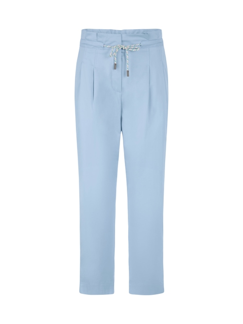 Marc Cain Women's Blue Faqus Paperbag Trousers With High Waist, 16 (N5)