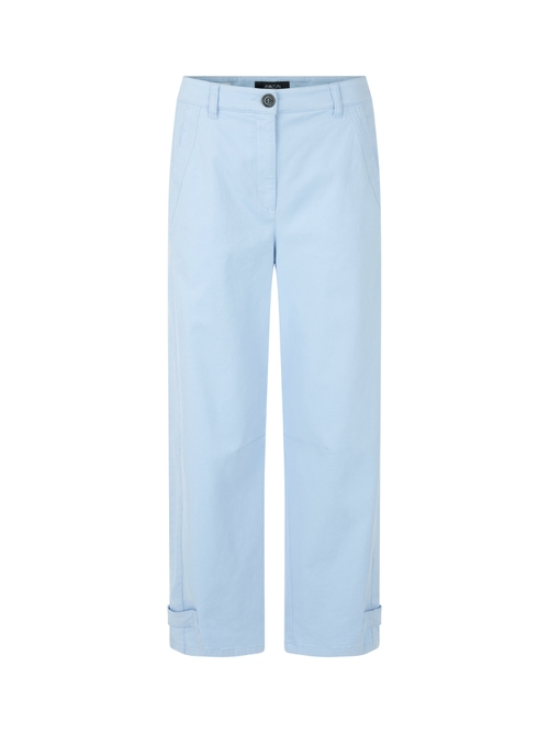 Marc Cain Women's Blue Ruma Trousers In Soft Cotton Blend, 20 (N7)