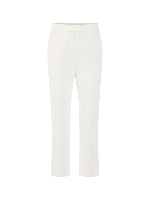 Marc Cain Women's White Fuyu Trousers With Side Zip, 18 (N6)