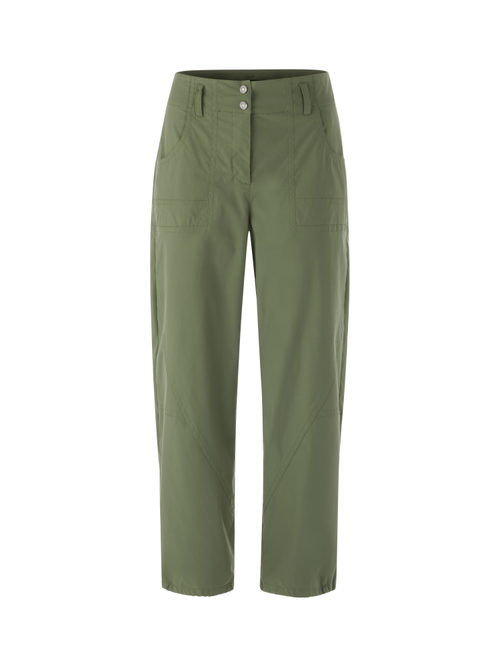 Marc Cain Women's Green Ruma Cargo Trousers With O-Shape, 16 (N5)