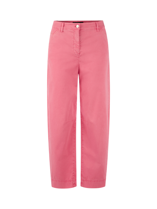 Marc Cain Women's Red Ruma Relaxed Fit Trousers In O-Shape, 8 (N1)